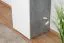 Armoire chambre ado Lede 05 | Gris / Chêne / Blanc | 190 x 45 x 40 cm | Design moderne