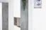 Armoire chambre ado Lede 05 | Gris / Chêne / Blanc | 190 x 45 x 40 cm | Design moderne