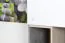 Armoire chambre ado Lede 05 | Gris / Chêne / Blanc | 190 x 45 x 40 cm | Design moderne