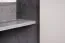 Armoire penderie 2 portes Lede 03 | Gris, chêne et blanc | 190 x 80 x 50 cm | Fonctionnelle et moderne