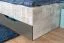 Lit enfant ou adolescent Ohey 12 | 90 x 200 cm | Design moderne | Bicolore gris foncé et gris clair