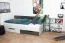 Lit enfant ou adolescent Ohey 12 | 90 x 200 cm | Design moderne | Bicolore gris foncé et gris clair