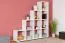 Étagère Cuarto 09 blanc | 10 compartiments | 148 x 145 x 29 cm | Design moderne et robuste