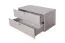 Commode ado Skalle 08 gris | 2 tiroirs Soft-Close | 47 x 94 x 49 cm | Design moderne
