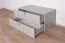 Commode ado Skalle 08 gris | 2 tiroirs Soft-Close | 47 x 94 x 49 cm | Design moderne