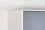 Chambre d'enfant - Armoire à portes battantes / Armoire Syrina 05, Couleur : Blanc / Gris / Chêne - Dimensions : 202 x 153 x 55 cm (H x L x P)