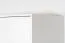 Armoire penderie 3 portes enfant Syrina 04 | Blanc / Gris / Bleu | 202 x 104 x 55 cm