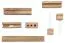 Ensemble de bandes fonctionnelles pour commode, 7 pièces