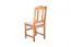 Chaise en pin massif finition chêne Junco 247 | Design moderne | 95 x 44 x 46 cm