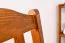 Chaise en pin massif finition chêne Junco 247 | Design moderne | 95 x 44 x 46 cm