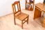 Chaise en pin massif finition chêne Junco 247 | Design moderne | 95 x 44 x 46 cm
