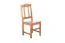 Chaise en pin massif finition chêne Junco 247 | Design moderne | 95 x 44 x 46 cm
