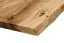 Table de salle à manger Masterton 23, chêne sauvage massif huilé - Dimensions : 90 x 200 cm (l x p)