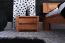 Table de chevet Tasman 06 en bois de hêtre massif huilé - Dimensions : 37 x 51 x 30 cm (h x l x p)