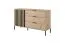 Ensemble chambre Chebba 4 pièces | Chêne Artisan & Anthracite | Style moderne