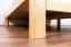 Bois massif Lit Pin 160 x 200 cm Naturel