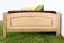 Lit enfant ou adolescent en hêtre massif naturel 117 | 90 x 200 cm | Sommier inclus | Design moderne