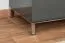 Commode Vaitele 15 | Anthracite brillant & Noyer | 123 x 60 x 45 cm | 5 tiroirs Soft Close