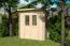 Bois-Maison de jardin 2,3 x 1,18 mètres (incl. toit) | Laissé naturel | toit à une pente Abbildung