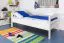 Chambre d'enfant-Lit 90 x 200 cm | Bois massif: Hêtre | Laqué Blanc Abbildung