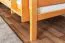 Bois massif Lit superposé pour enfants et adolescents | Dimension du matelas: 90 x 190 cm | Laqué Naturel | convertible en 2 lits simples | Qualité premium | Incl. Sommier à lattes déroulable Abbildung