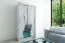 100 cm de large Armoire avec 5 casiers et 2 portes | Couleur : Blanc Abbildung