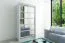 120 cm de large Armoire avec 5 casiers et 2 portes | Couleur: Blanc Abbildung