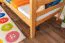 Bois massif Lit superposé pour enfants et adolescents | Dimension du matelas: 90 x 200 cm | Laqué Naturel | convertible en 2 lits simples | Qualité premium | Incl. Sommier à lattes déroulable Abbildung
