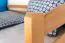 Bois massif Lit superposé pour enfants et adolescents | Dimension du matelas: 90 x 190 cm | Laqué Naturel | convertible en 2 lits simples | Qualité premium | Incl. Sommier à lattes déroulable Abbildung