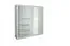 200 cm de large Armoire avec 2 portes | 6 casiers | Couleur: Blanc Abbildung