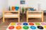 Bois massif Lit superposé pour enfants et adolescents | Dimension du matelas: 90 x 200 cm | Laqué Naturel | convertible en 2 lits simples | Qualité premium | Incl. Sommier à lattes déroulable Abbildung
