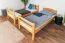 Bois massif Lit superposé pour enfants et adolescents | Dimension du matelas: 90 x 190 cm | Laqué Naturel | convertible en 2 lits simples | Qualité premium | Incl. Sommier à lattes déroulable Abbildung