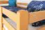 Bois massif Lit superposé pour enfants et adolescents | Dimension du matelas: 90 x 200 cm | Laqué Naturel | convertible en 2 lits simples | Qualité premium | Incl. Sommier à lattes déroulable Abbildung