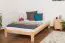 Cadre de lit pour enfants / Lit pour enfant 120 x 200 cm | Bois massif: Pin | Laqué Naturel | incl. sommier à lattes Abbildung