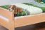 Cadre de lit pour enfants / Lit pour enfant 90 x 200 cm | Bois massif: Hêtre | Laqué Naturel | Qualité particulièrement élevée Abbildung