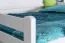 Lit superposé pour enfant 140 x 200 cm | Bois massif: Hêtre | Laqué Blanc | convertible en 2 lits simples | Qualité premium | Incl. Sommier à lattes déroulable Abbildung