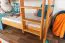 Lit superposé adolescent 90 x 190 cm | Bois massif: Hêtre | Laqué Naturel | convertible en 2 lits simples | Qualité premium | Incl. Sommier à lattes déroulable Abbildung