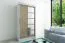 1 mètre de large Armoire avec 2 portes | Couleur : Chêne Sonoma / Blanc Abbildung