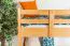 Lit superposé adolescent 90 x 190 cm | Bois massif: Hêtre | Laqué Naturel | convertible en 2 lits simples | Qualité premium | Incl. Sommier à lattes déroulable Abbildung