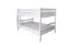 Lit superposé pour enfant 140 x 200 cm | Bois massif: Hêtre | Laqué Blanc | convertible en 2 lits simples | Qualité premium | Incl. Sommier à lattes déroulable Abbildung