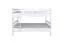 Lit superposé pour enfant 140 x 200 cm | Bois massif: Hêtre | Laqué Blanc | convertible en 2 lits simples | Qualité premium | Incl. Sommier à lattes déroulable Abbildung