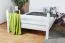 Lit superposé pour enfant 140 x 200 cm | Bois massif: Hêtre | Laqué Blanc | convertible en 2 lits simples | Qualité premium | Incl. Sommier à lattes déroulable Abbildung
