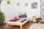 Cadre de lit pour enfants / Lit pour enfant 120 x 200 cm | Bois massif: Pin | Laqué Naturel | incl. sommier à lattes Abbildung