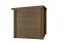 Bois-Abri de jardin 1,98 x 2,08 mètres (incl. toit) | Laissé naturel | toit à une pente Abbildung