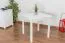 Bois massif Table 80x80 cm Pin, Couleur: Blanc Abbildung