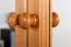 162 cm de large Armoire avec 4 portes, 8 casiers et 3 tiroirs en bois massif | Couleur: Aulne | Profondeur: 60 cm Abbildung