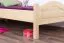Cadre de lit pour enfants / Lit pour enfant 80 x 200 cm | Bois massif: Hêtre | Laqué Naturel Abbildung