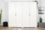 Grande 251 cm de large Armoire avec 4 portes | Couleur: Ivoire Abbildung