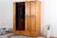 162 cm de large Armoire avec 4 portes, 8 casiers et 3 tiroirs en bois massif | Couleur: Aulne | Profondeur: 60 cm Abbildung