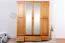 162 cm de large Armoire avec 4 portes, 8 casiers et 3 tiroirs en bois massif | Couleur: Aulne | Profondeur: 60 cm Abbildung